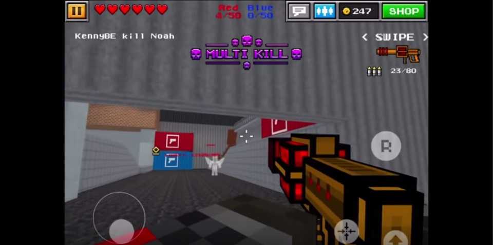 мод много денег на игру pixel gun 3d