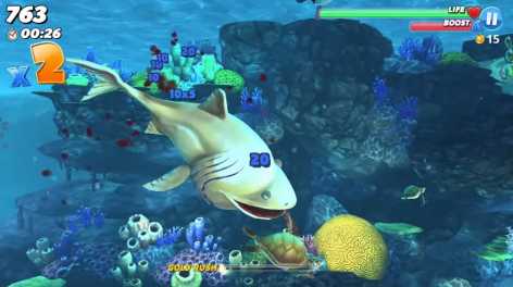 Взломанная Hungry Shark World