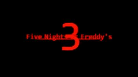 Five Nights at Freddys 3 полная версия