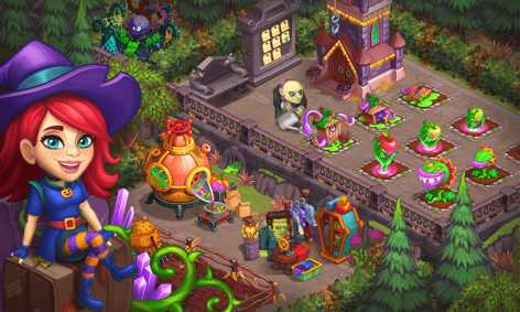 Monster Farm: Ферма - Хэллоуин в Городке Монстров взломанный (Мод много денег)