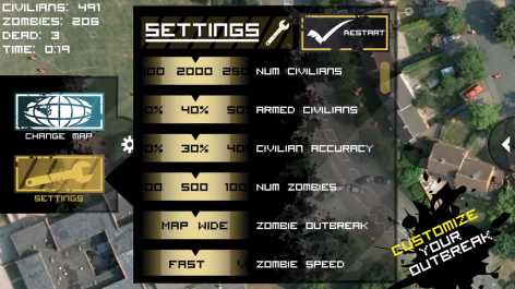 Zombie Outbreak Simulator (Мод все открыто / полная версия)