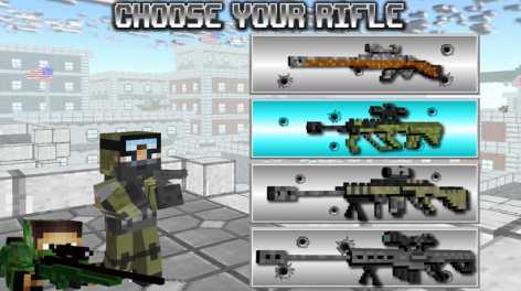American Block Sniper Survival взлом (Mod: много денег)