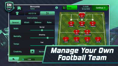 Soccer Manager 2020 взломанный (Mod: много денег)