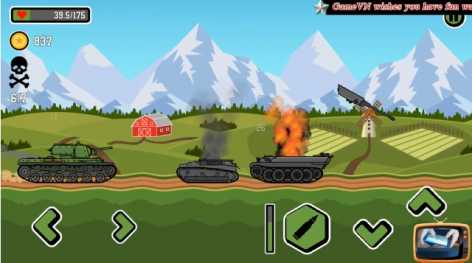 Взломанный Tank Attack 3 (Mod: много денег)