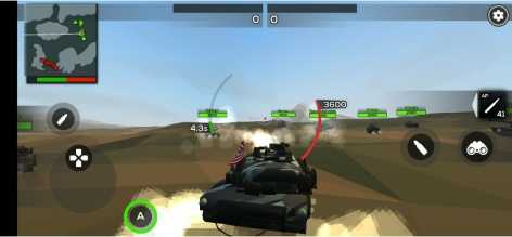 Взлом Poly Tank 2: Battle Sandbox (Мод много денег)
